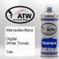 Preview: Mercedes-Benz, Digital White Tricoat, 144: 400ml Sprühdose, von ATW Autoteile West.